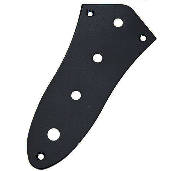Black Control Plate For Jazz Bass Guitar Repair Part