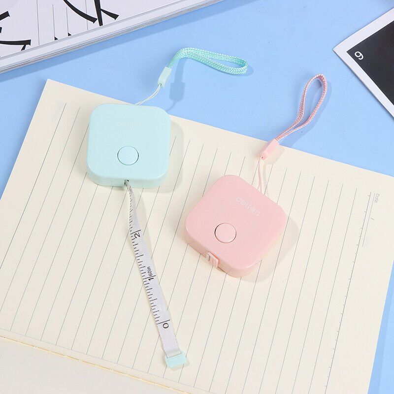 Lovely Tape Measure Macron Candy Color Leather Ruler Box Portable Fashion.l8