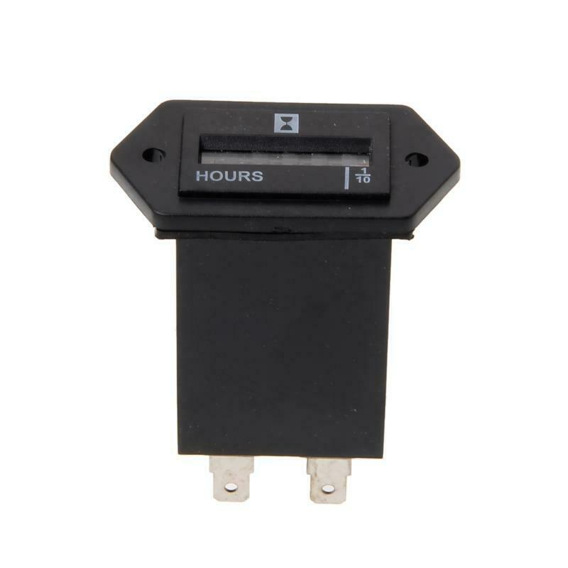 New DC10V-80V Generator Sealed Hour Meter Counter For Boats Trucks Tractors Cars