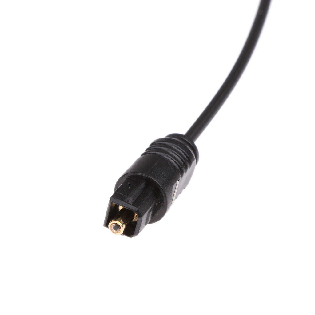 TOSLink Male to 3.5mm Male Digital Optical Audio Cable Lead 1m