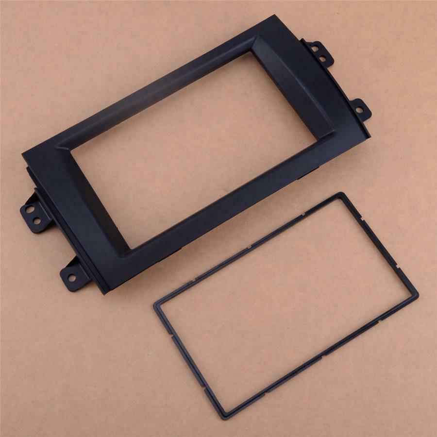 Car Stereo Radio 2 Din Dash Plate Frame Panel Trim Kit For Suzuki SX4 2007-2013