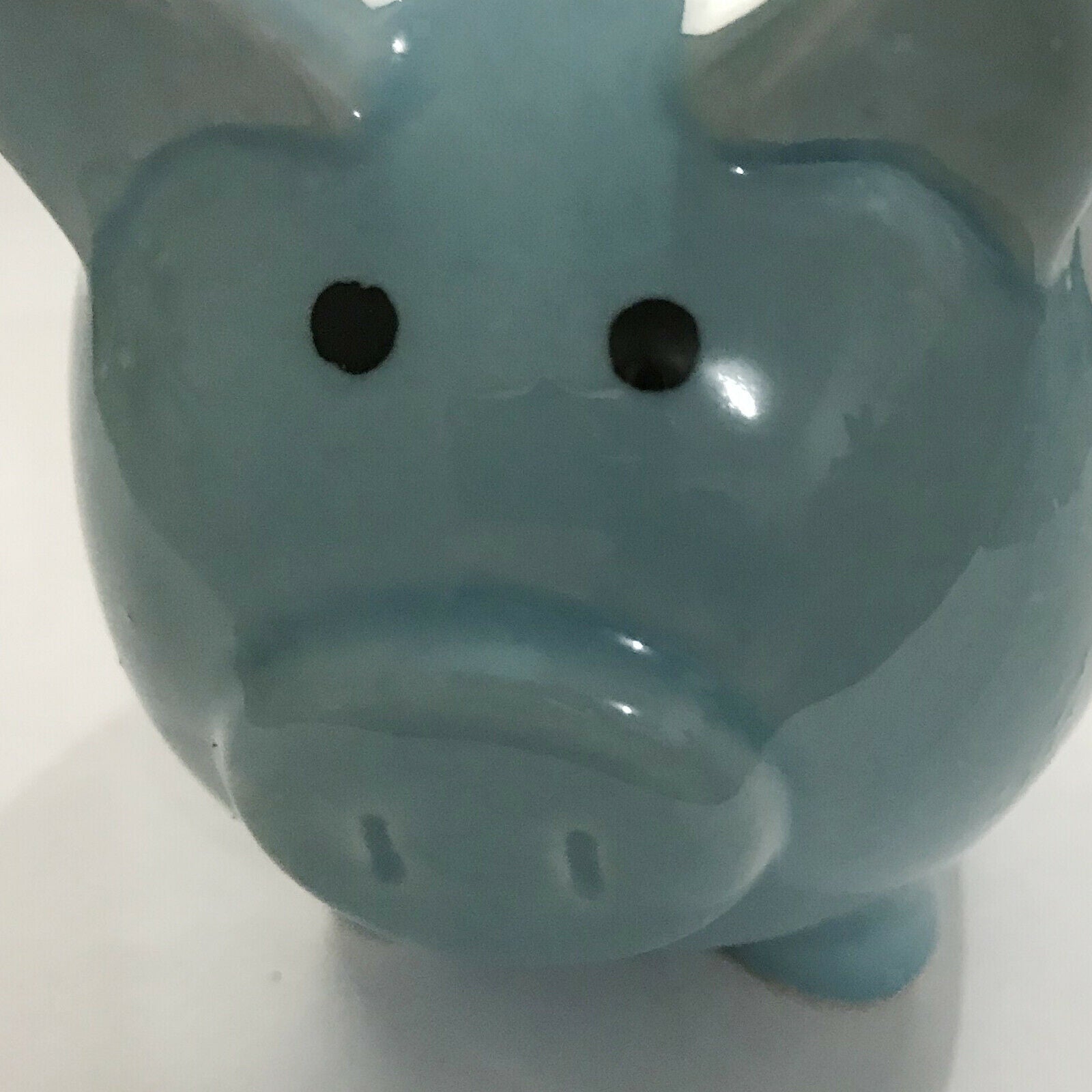 Cute Pig Piggy Bank Ceramic Coin Saving Storage Money Box Kids Gift Blue