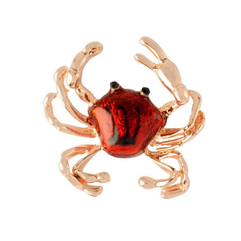 Women Fashion Animal Brooch Pins Insect Breastpins Wedding Jewelry Red
