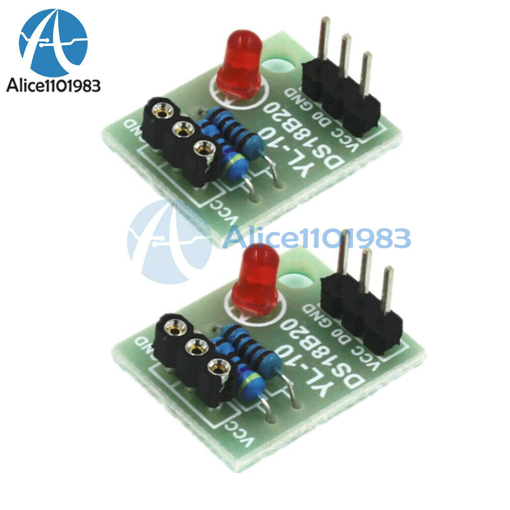 2PCS DS18B20 Temperature Sensor Shield Module without DS18B20 Chip