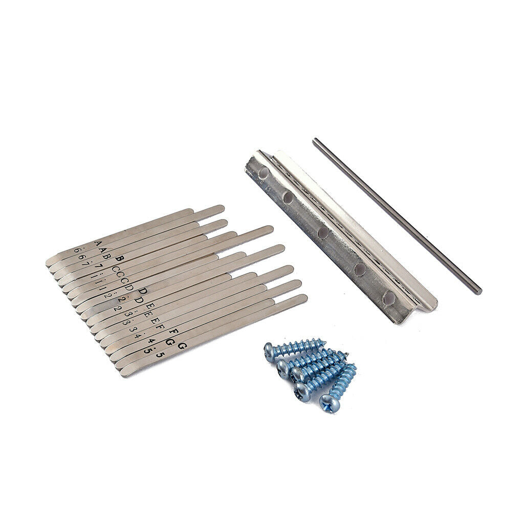 1 Set 17 Keys Kalimba Mbira Thumb Piano DIY Keys