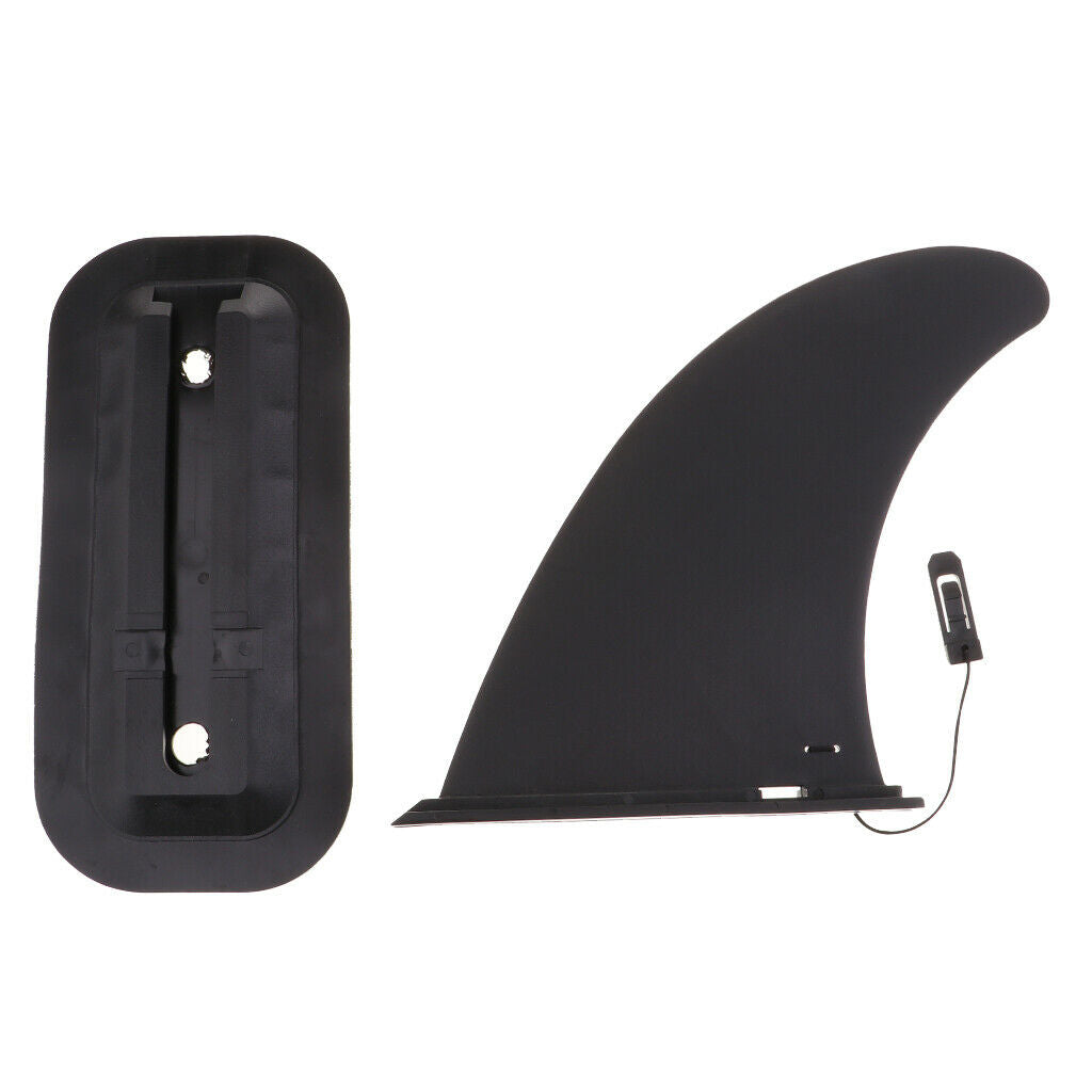4.5x9.4in Surfing Boards Softtop Fin Free without tools Fin Screw Black
