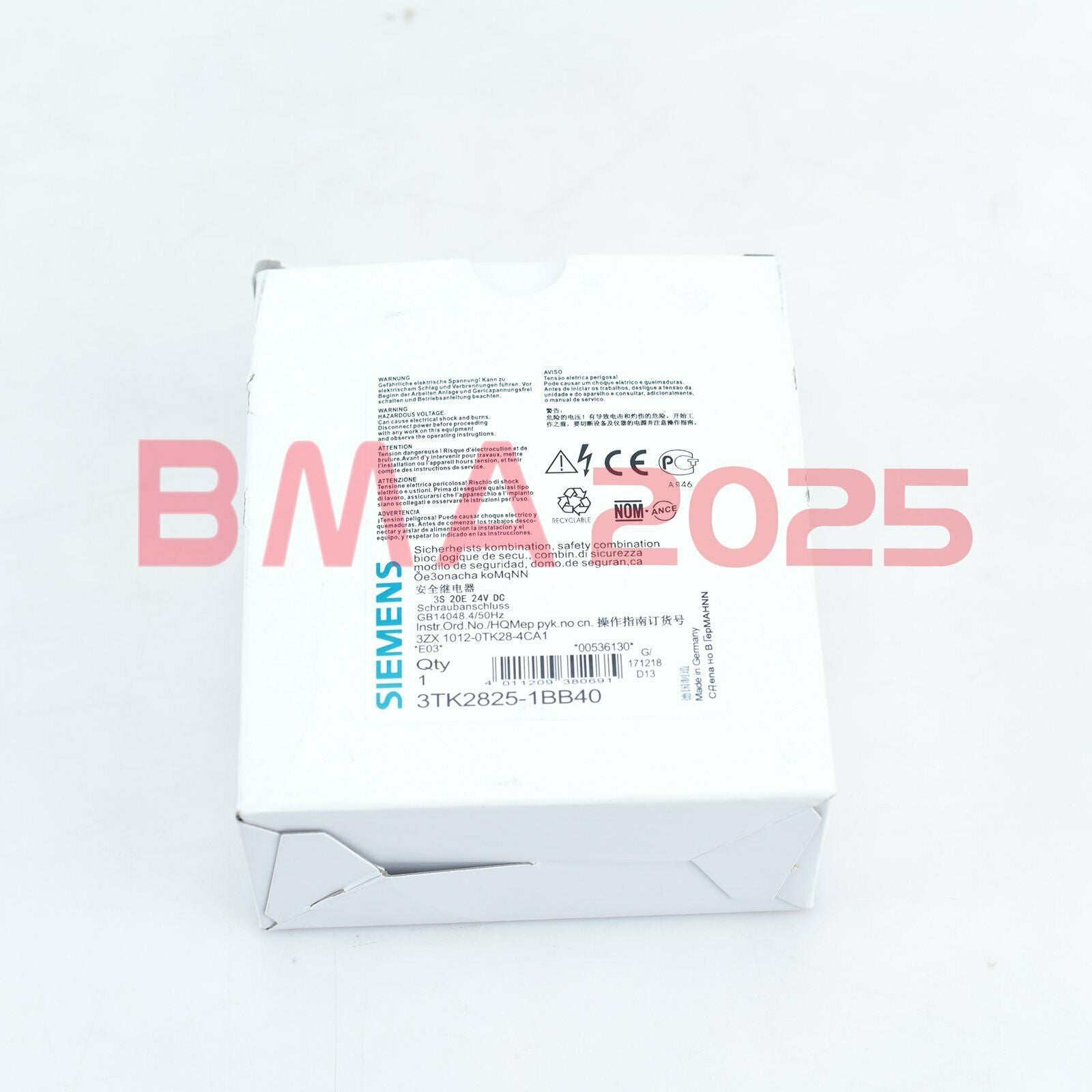 New 3TK2825-1BB40 Safety Relay 24VDC DHL Free 1year warranty DHL free Ship SM9T
