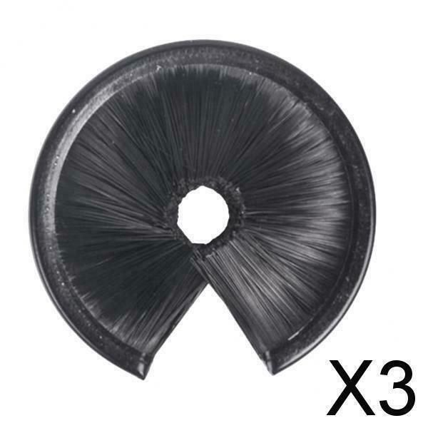 3X Archery Shooting Arrow Rest Brush Biscuit Whisker Compound Bow Accessory