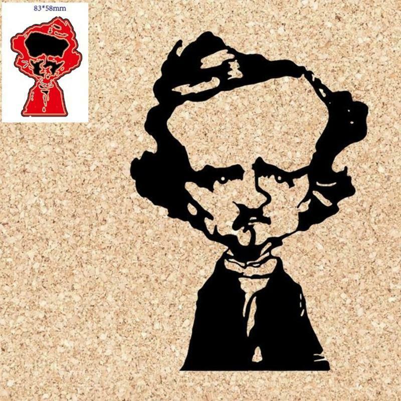 Man Metal Cutting Dies Stencil DIY Scrapbooking Album Paper Card Template Mold