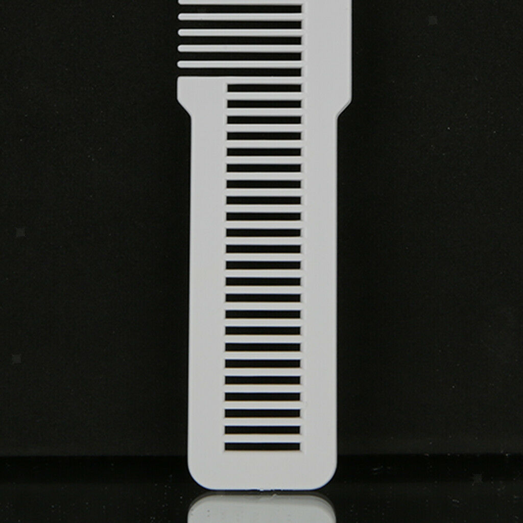 2 Pieces Barber Comb Flat Top Clipper Combs Hair Cutting for Clipper-cuts