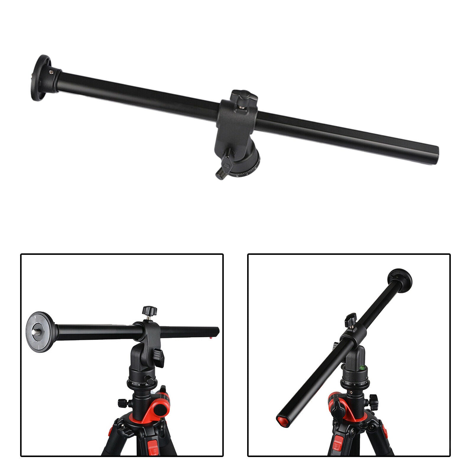 360 Rotatable Multi-Angle Tripod Center Column Boom w/ Locking System