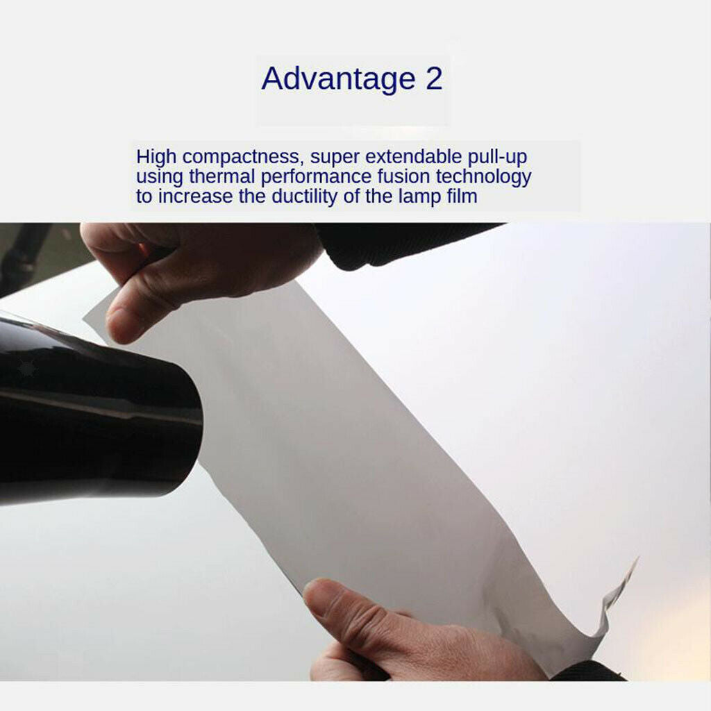 Car Headlight Tint Film Light Tint Wrap for Car/Moto Automotive 30 x 100cm
