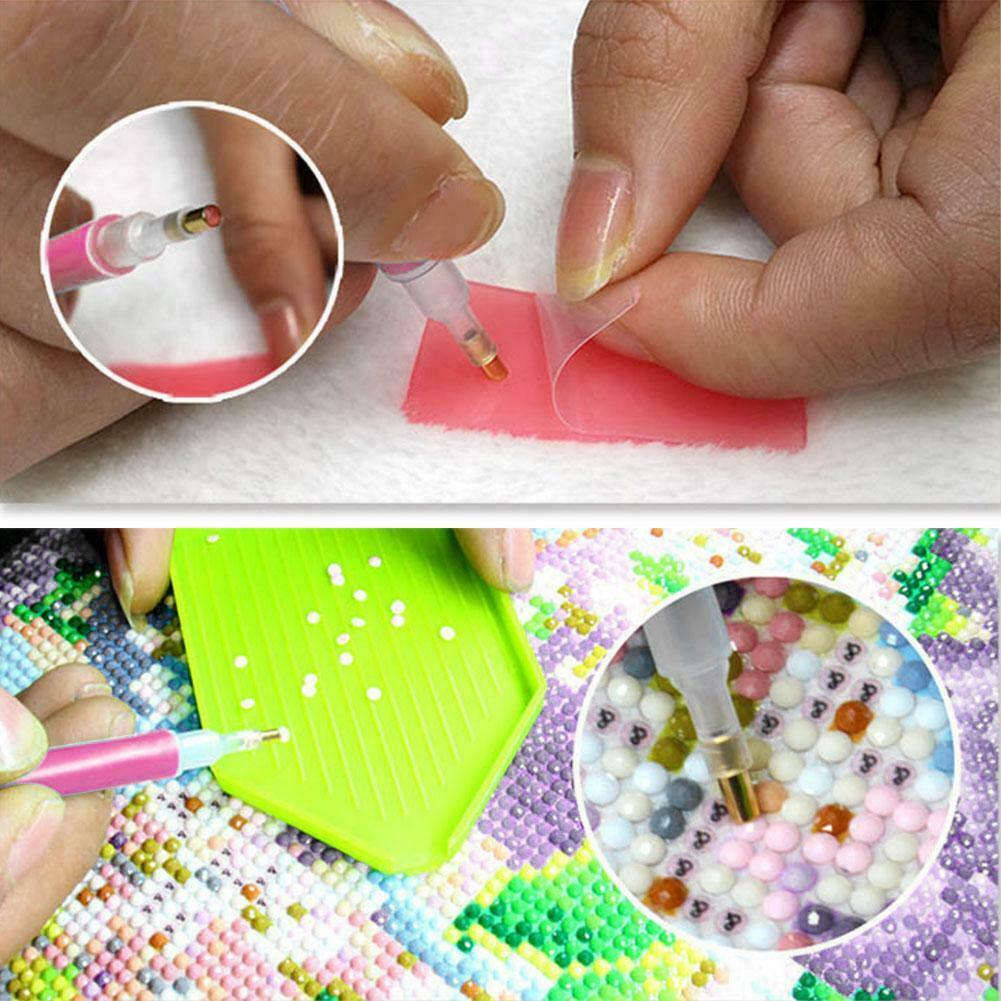 20pcs DIY Diamond Painting Point Drill Pens Cross Stitch Embroidery Toolkit @
