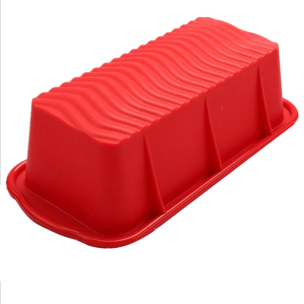 Non-stick Silicone Mould Baking Loaf Cake Tin Tray Kitchen Accessories Purple