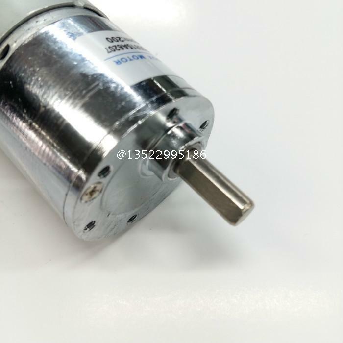 ZGB37RH DC 24V 200RPM 38mm Body Diameter Electric Geared Motor DIY robots