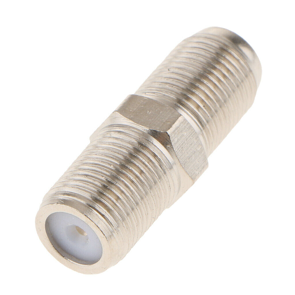 10Pcs F-Type Female to Female TV Cable Connector/ Joint/ Adapter Coax Joiner