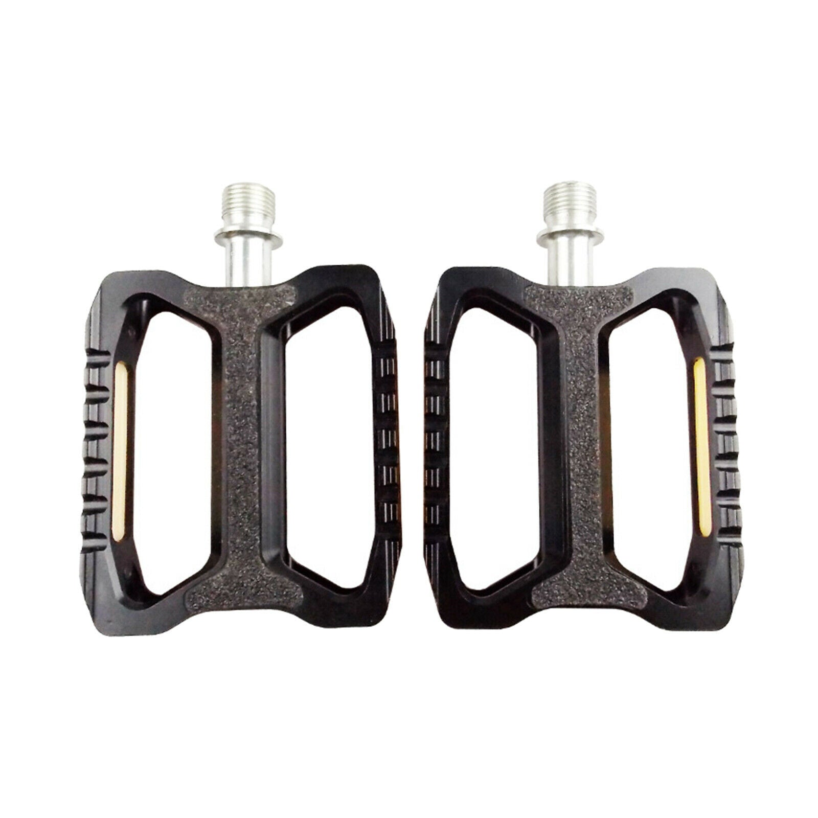 Bike Pedals Non-slip 9/16inch Cycle Flat Pedal Replacement 14mm Thread