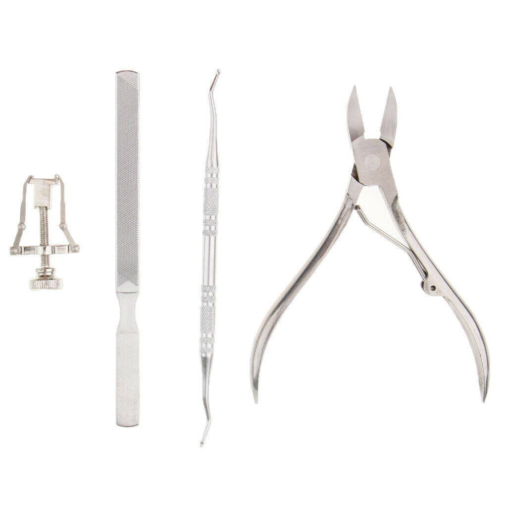 Ingrown Toenail Clipper Fixer Corrector Toe Nail File Lifter Pedicure Set