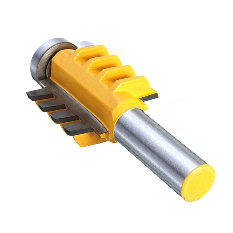 1Pcs 1/2'' Shank Reversible Finger Woodworking Angle Cutter Tool Joint Bit Metal