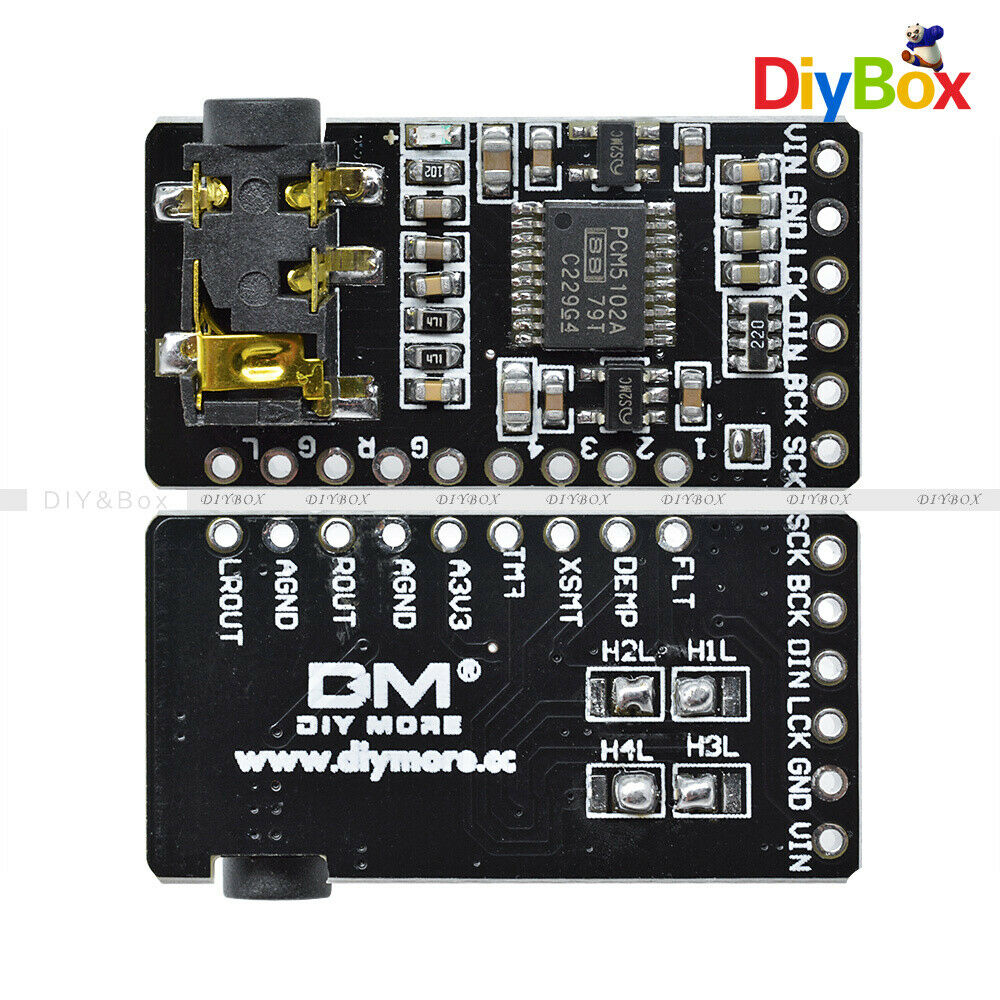 Interface I2S PCM5102 DAC Decoder GY-PCM5102 I2S Player Module For Raspberry Pi