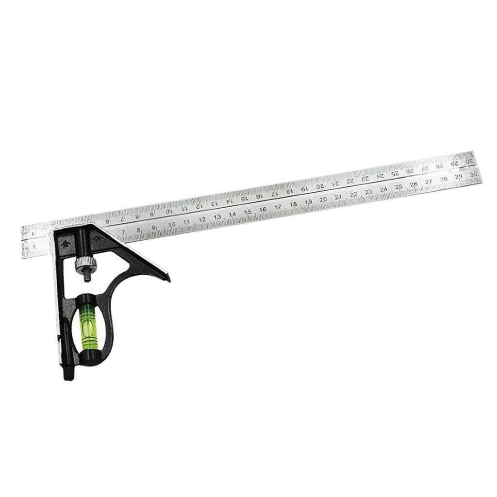 Stainless Steel Combination Angle Ruler Angle Protractor Layout Tools Metric
