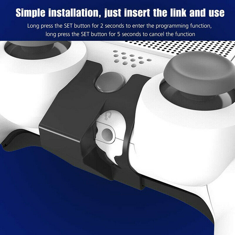 For PlayStation 4 PS4 Controller Adapter Gamepad Extender Back Button Turbo key