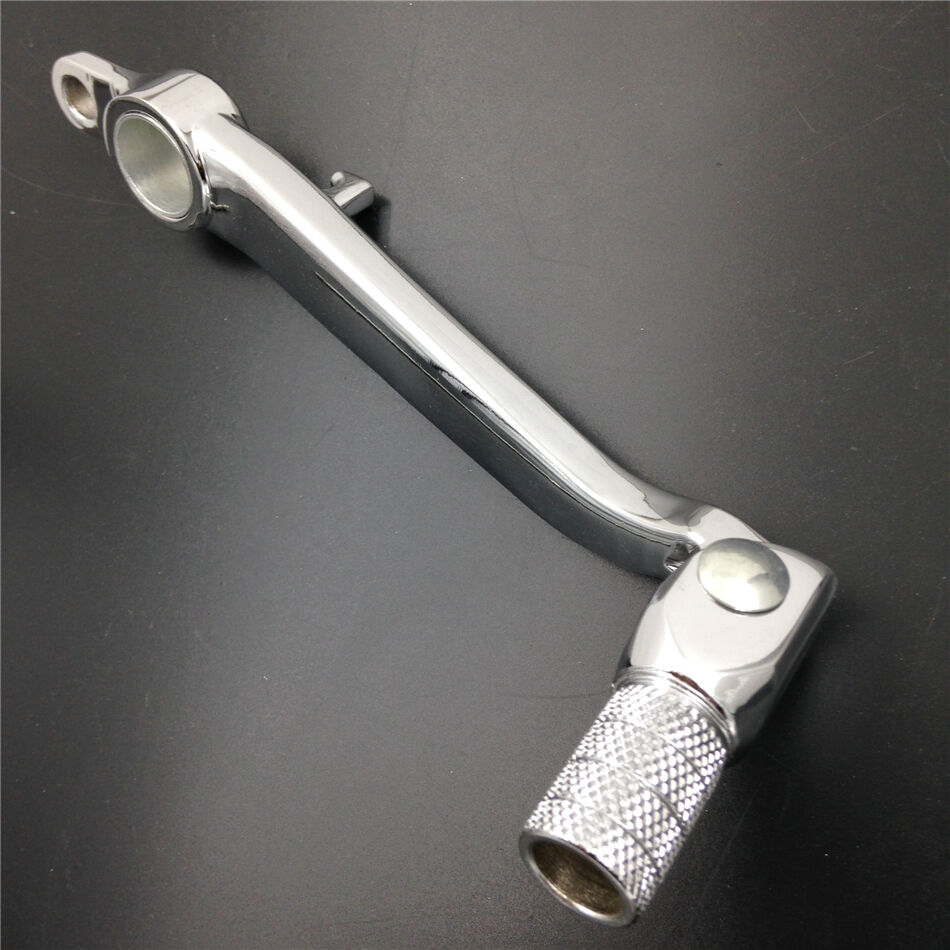 Chrome Folding Brake Shift Pedal Foot Lever For Kawasaki ZX6R 636 ZX-6RR 03-04