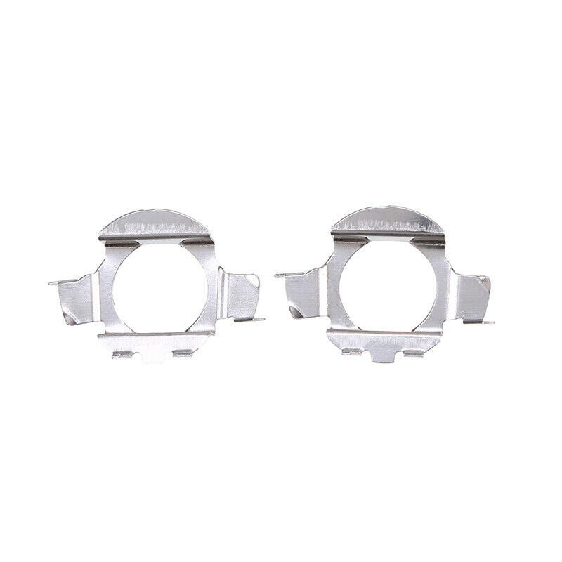 2Pcs H7 LED Car Sliver Bulbs Base Holders Retainer Clips Adapters For VW Bora
