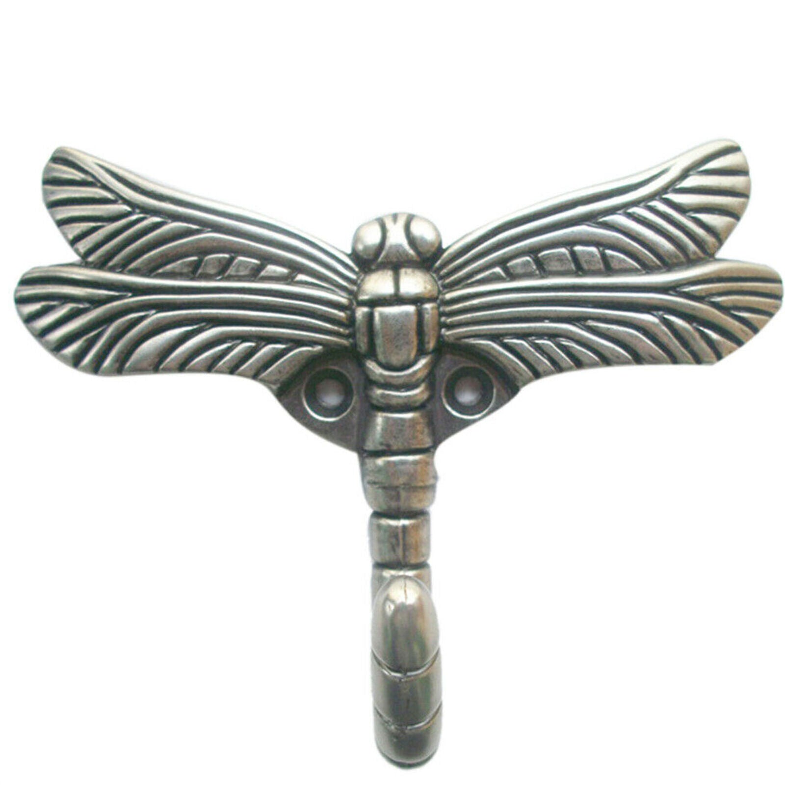 Zinc Alloy Living Room Rustic Wall Mounted Coat Hook Hallway Dragonfly Shape