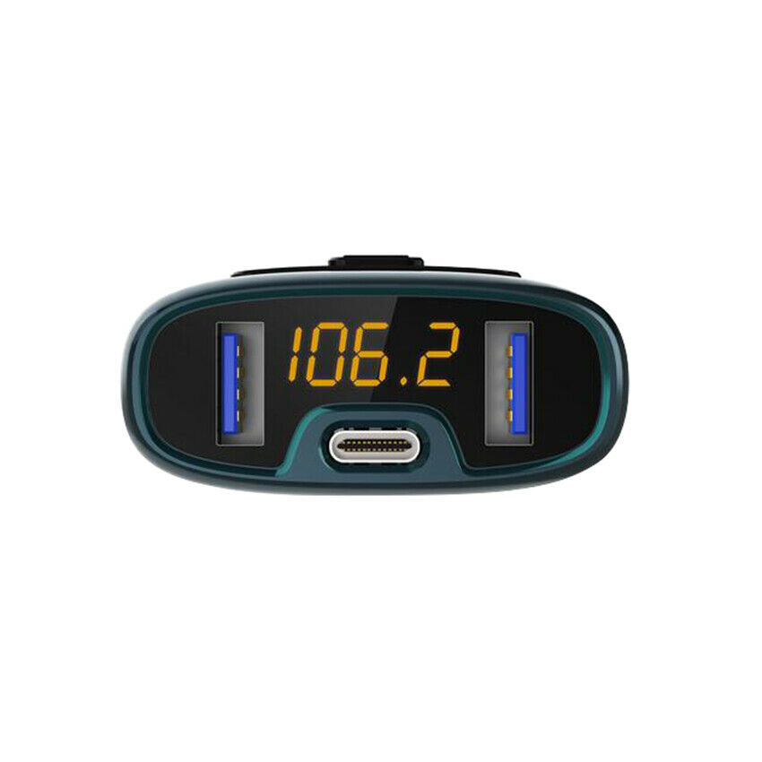 Car Charger Fast Quick Charge LED Dual TYPE-C USB Port Adapter HandsFree