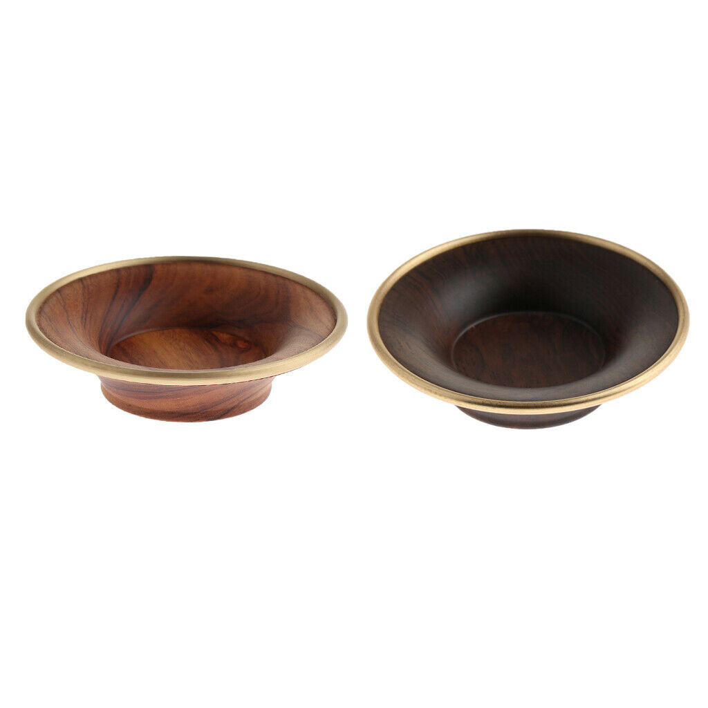 2 Pieces Wooden Handmade Teacup Mat For Coffee Mugs Housewarming Gifts