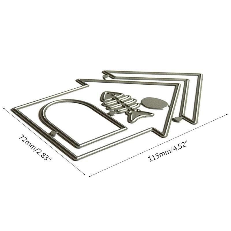 Pet House Metal Cutting Dies Stencil DIY Scrapbooking Album Paper Card Template