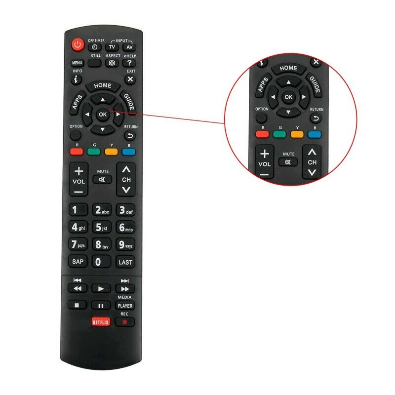 New N2QAYB000835 Remote Control Fit for Panasonic TV TC-P50ST60 TC-P55ST60 TC-G2