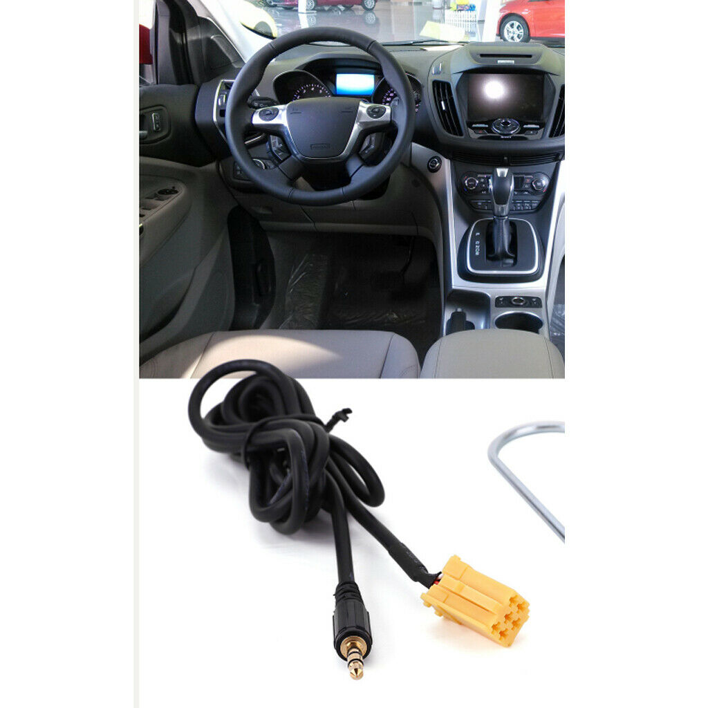 Auto 3.5mm AUX 1.5M Audio Line Connector Music Player Radio Keys For Fiat 07