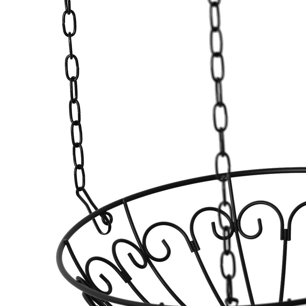 Iron Hanging Fruit Basket Vegetable Storage Organizer 3 Tier, Round, For Kitchen