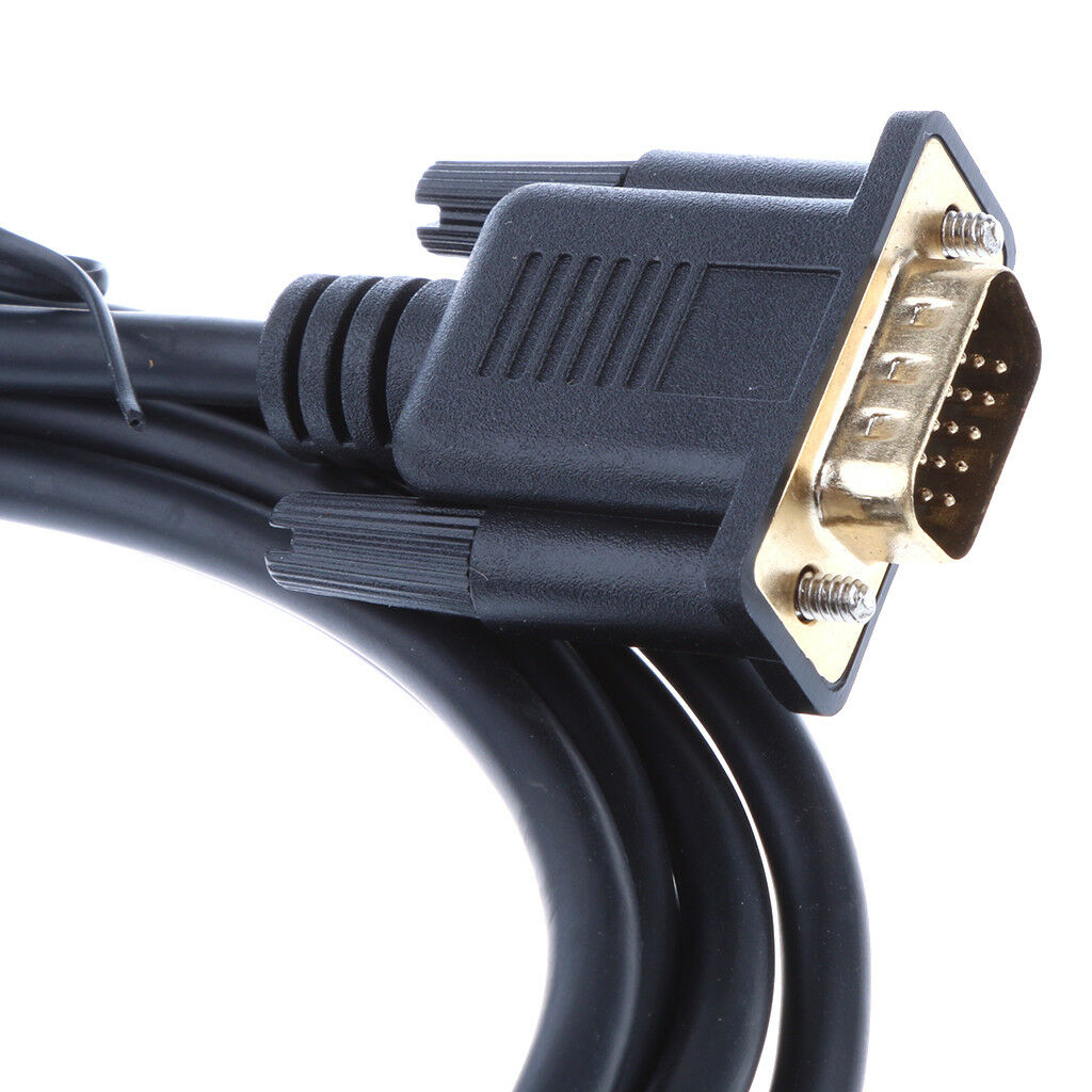 1.8meter Mini DisplayPort DP to VGA Cable Low-profile for MacBook Pro 13/15"