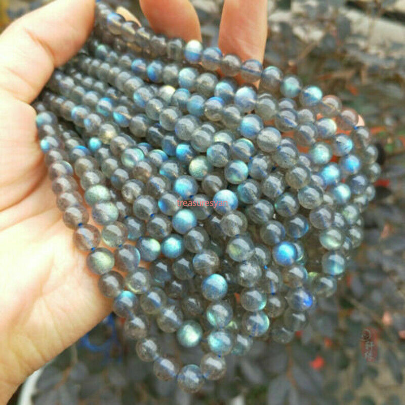 Fine 4mm Natural Labradorite Gems Round Loose Beads 15'' Crystal Healing AAAAA