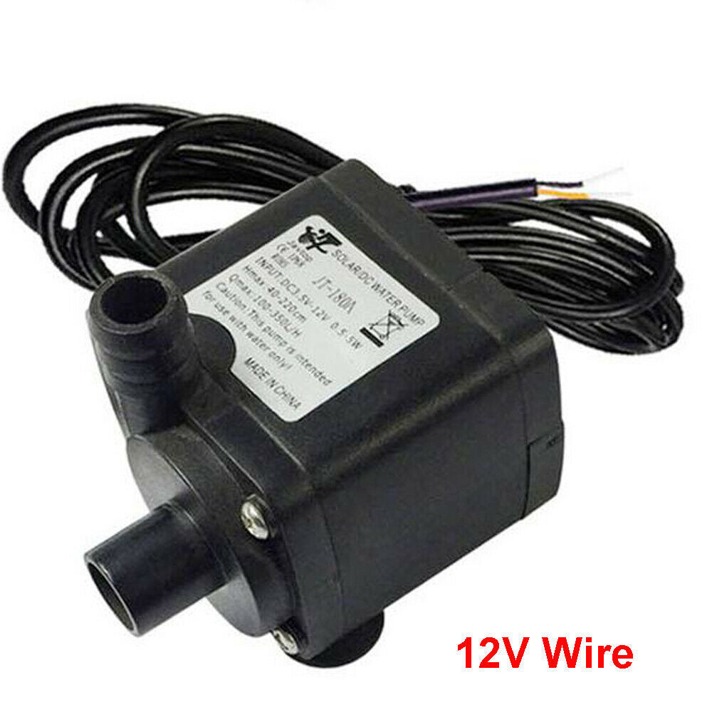 180A DC USB 5-24V Mini Brushless Water Pumps Amphibious 0.5A 6W Submersible Pump