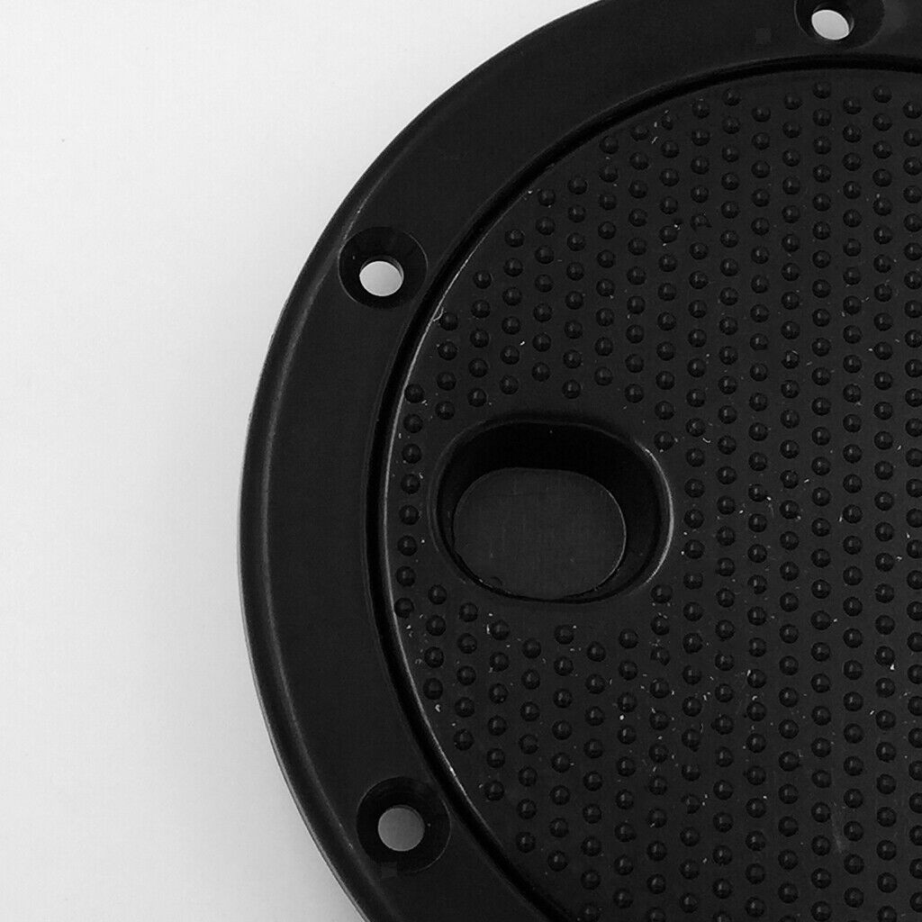 6 Inch Access Hatch Round Inspection Hatch Cover For Boat & RV Marine Black