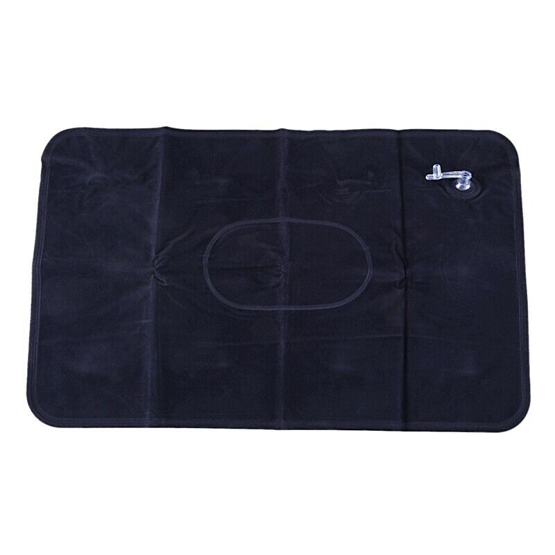 Double-sided Flocking Pillow Inflatable Portable Foldable Pillow for Camping/ G5