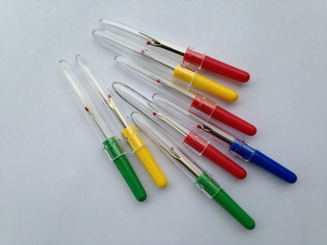 4x Plastic Handle Craft Thread Cutter Seam Ripper Stitch Unpicker Sewing Tool CH