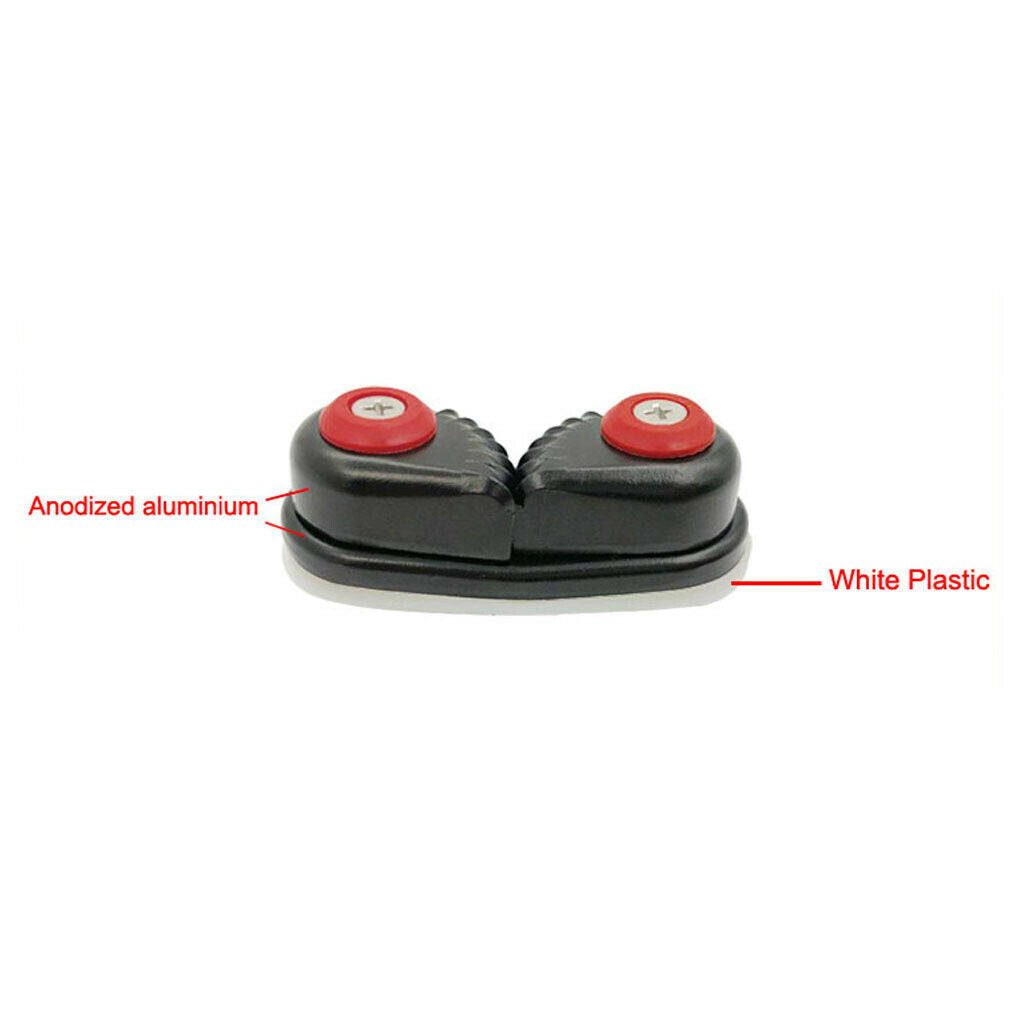 4pcs Aluminum Boat Cam Cleat Fast Entry Cam Cleat Marine Hardwares 15mm Line