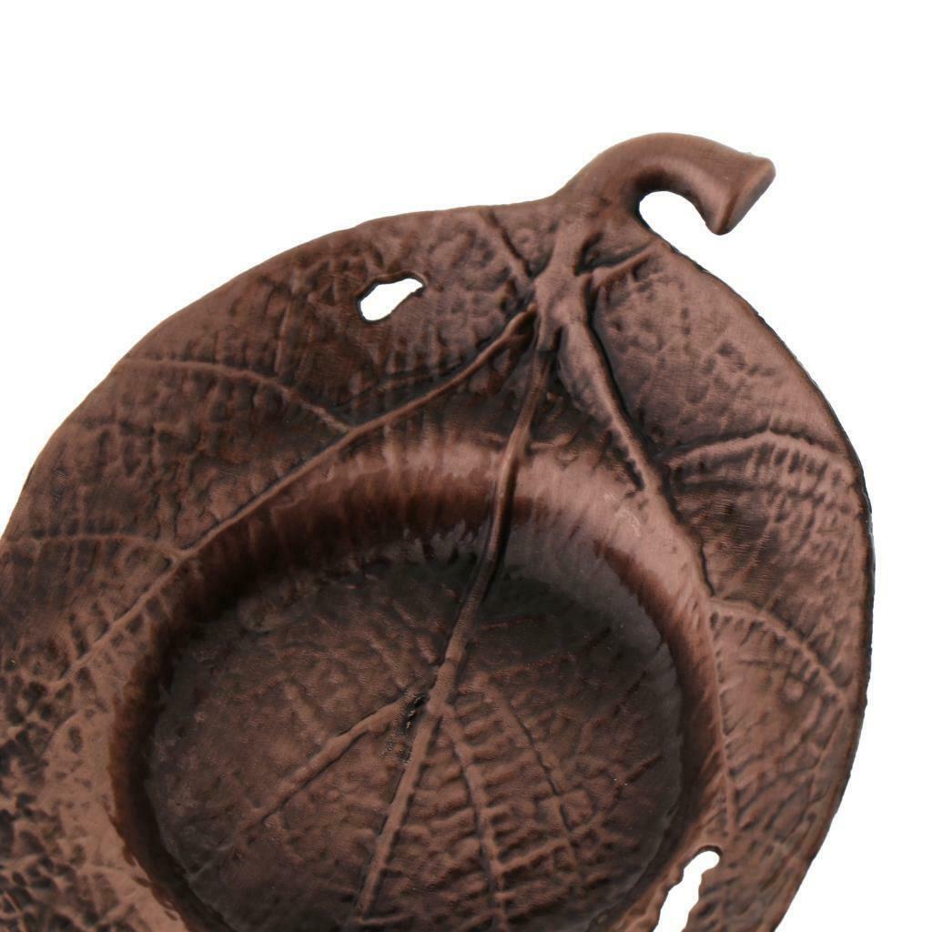 Circle Leaf Teacup Coaster Kung Fu Tea Coaster for Drinks Red Circle Leaf
