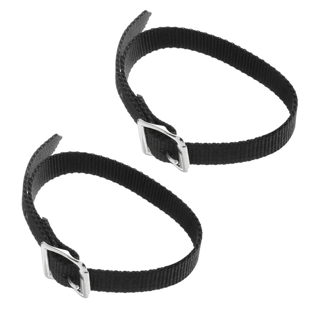 Lots 2 Weaved English Spurs Straps Horse Riding Equestrian Accessories Black