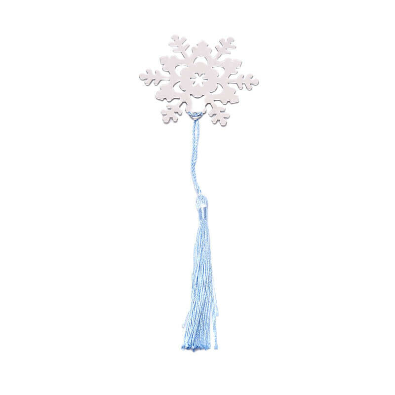 Book Marker Snowflake Bookmarks Winter Pendant Gifts Christmas Birthday G.l8