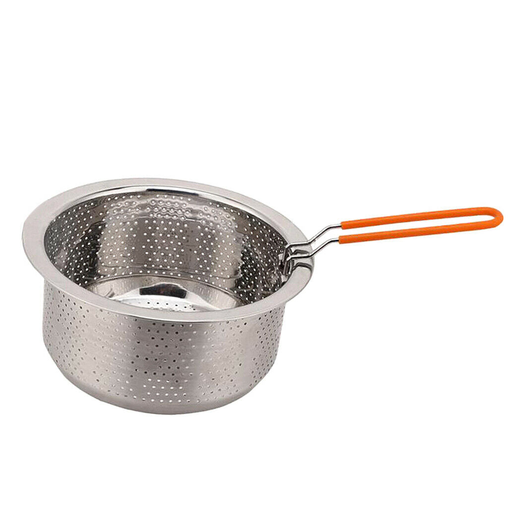 Food Vegetable Steamer Basket Stainless Steel for Steaming Seafood Fish + Food