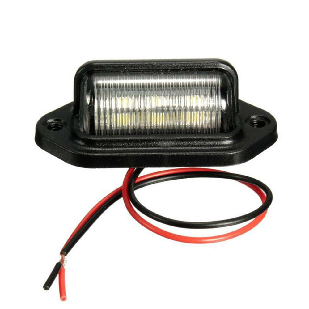2 Pack 12V 6 SMD LED License Plate Lamp Light for Truck SUV Trailer Van