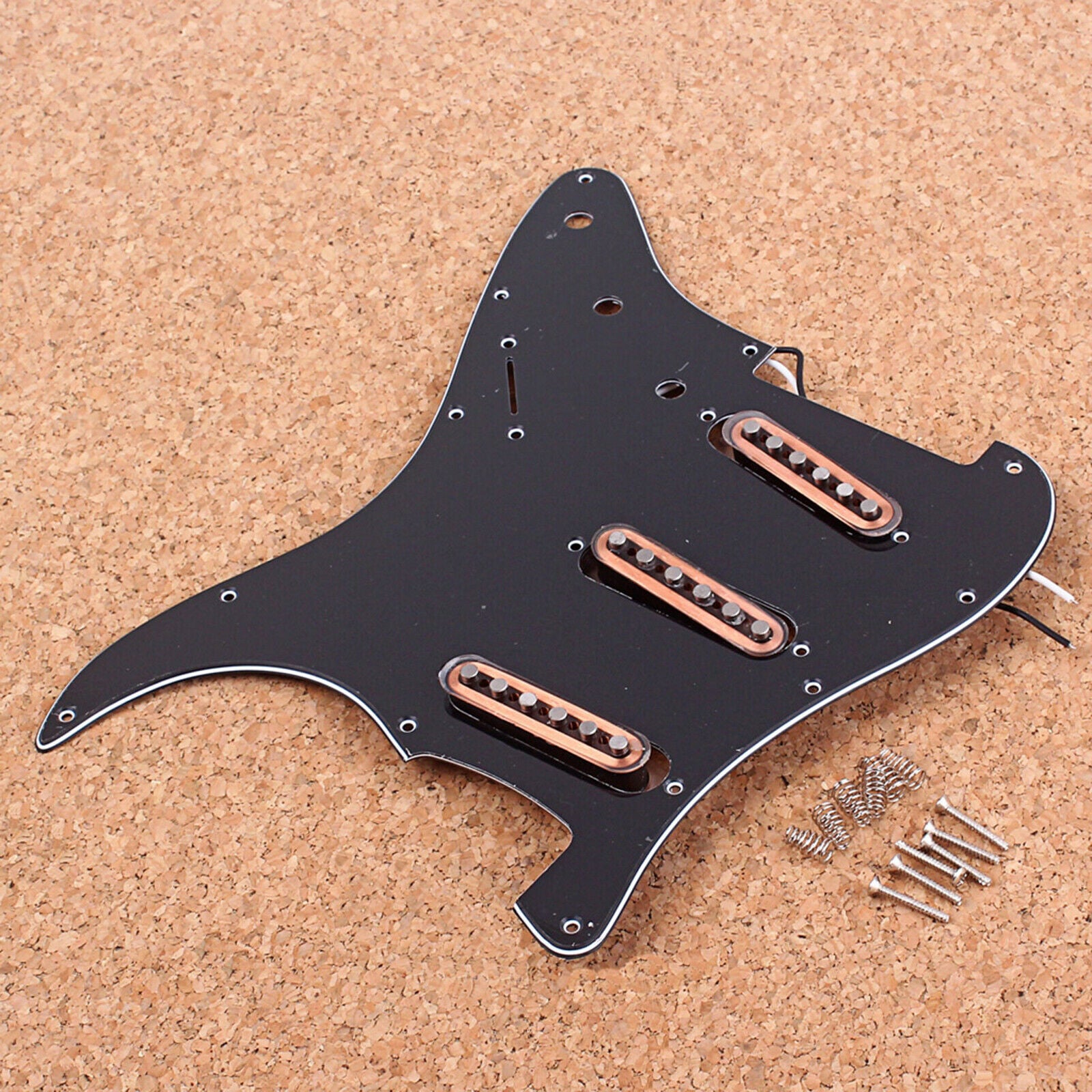 3x Classical Prewired Loaded SSS Pickguard Alnico V Pickups for ST Style Guitars