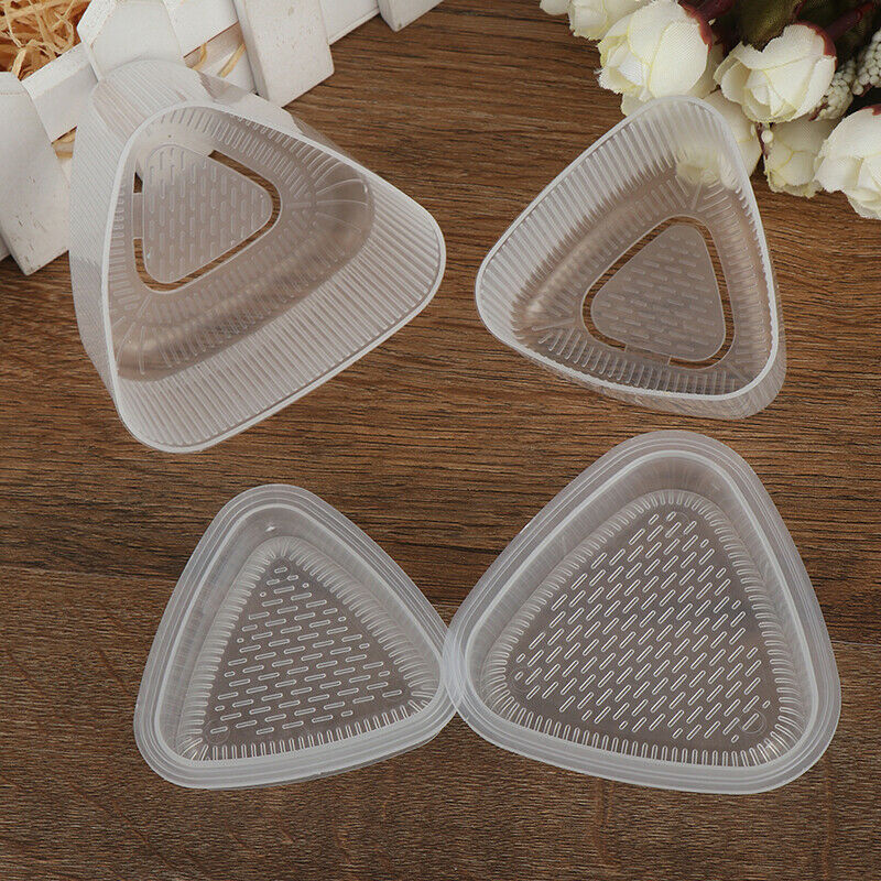 2Pcs Transparent Practical Kitchen Bento Decorating Sushi Onigiri Mold CRAUJBDA