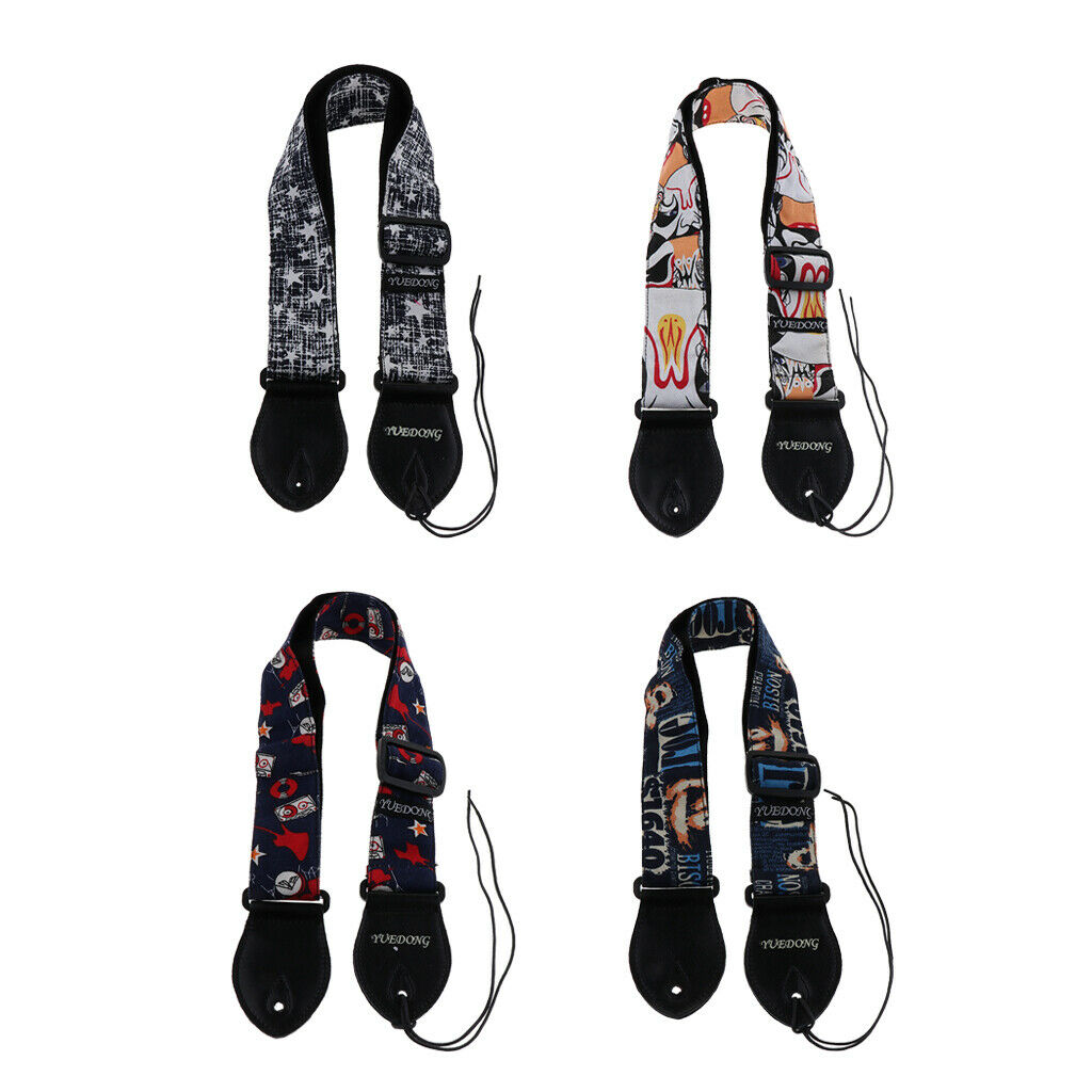 1 Piece Canvas Strap Belt for Acoustic Electric Guitar Red Guitars